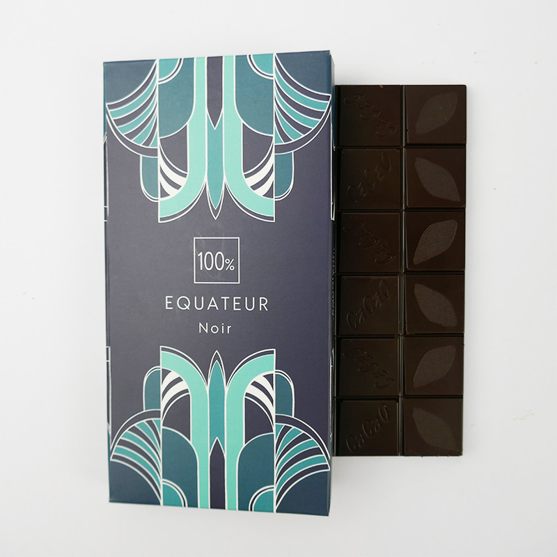Tablette Equateur Noir 100% - Chocolatier Pâtissier Artisan à Nantes