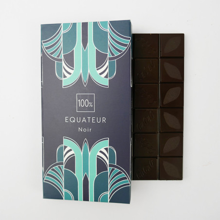 Tablette Equateur Noir 100% - Chocolatier Pâtissier Artisan à Nantes