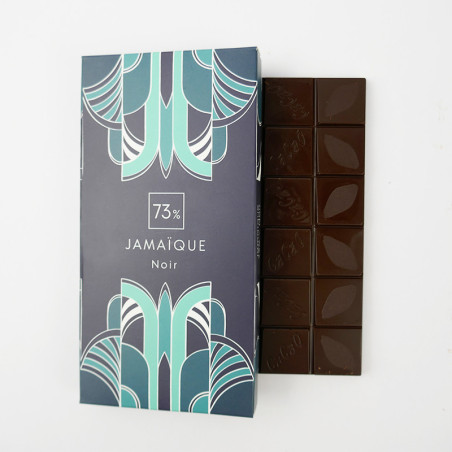 Tablette Jamaïque Noir 73% - Pâtissier Chocolatier de Nantes