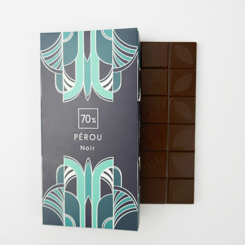 Tablette Pérou Noir 70% - Chocolatier Pâtissier à Nantes