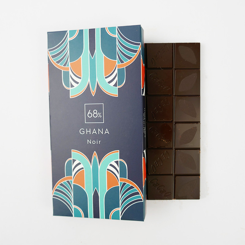 Tablette Ghana Noir 68% - Chocolatier Pâtissier Depuis 1948 à Nantes
