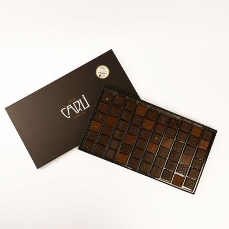 Coffret 60 bonbons de chocolat - Chocolatier Pâtissier à Nantes