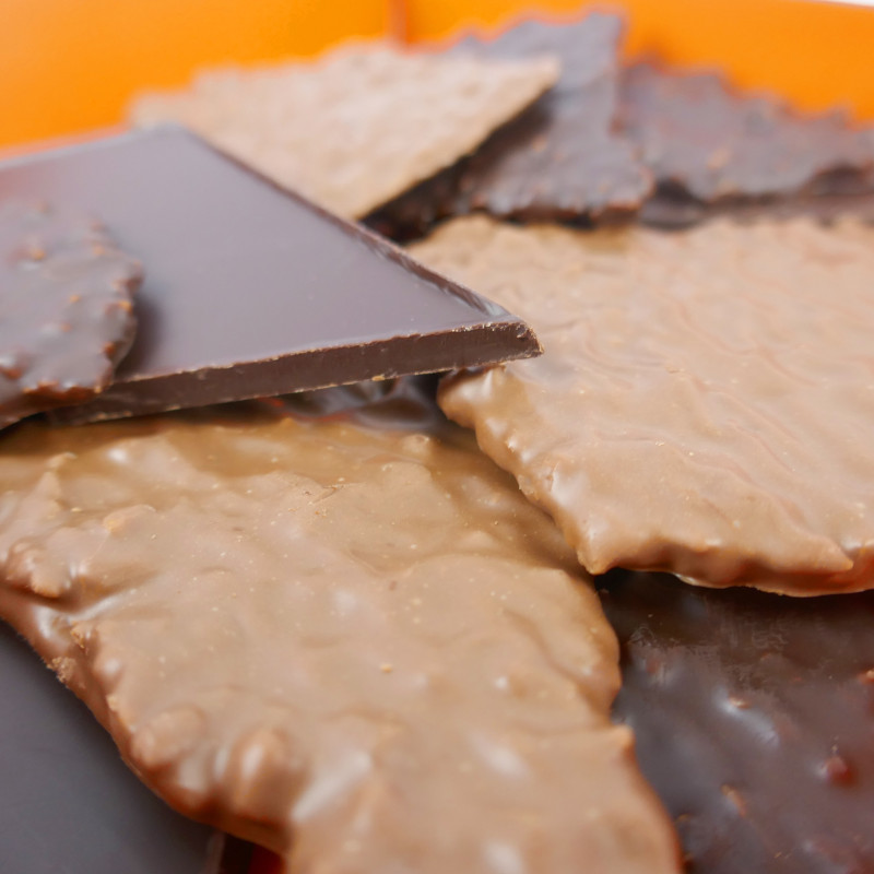 Les Eclatés chocolat et nougatine - Pâtisserie & Chocolaterie à Nantes