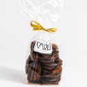 Galettes fines enrobées de chocolat noir