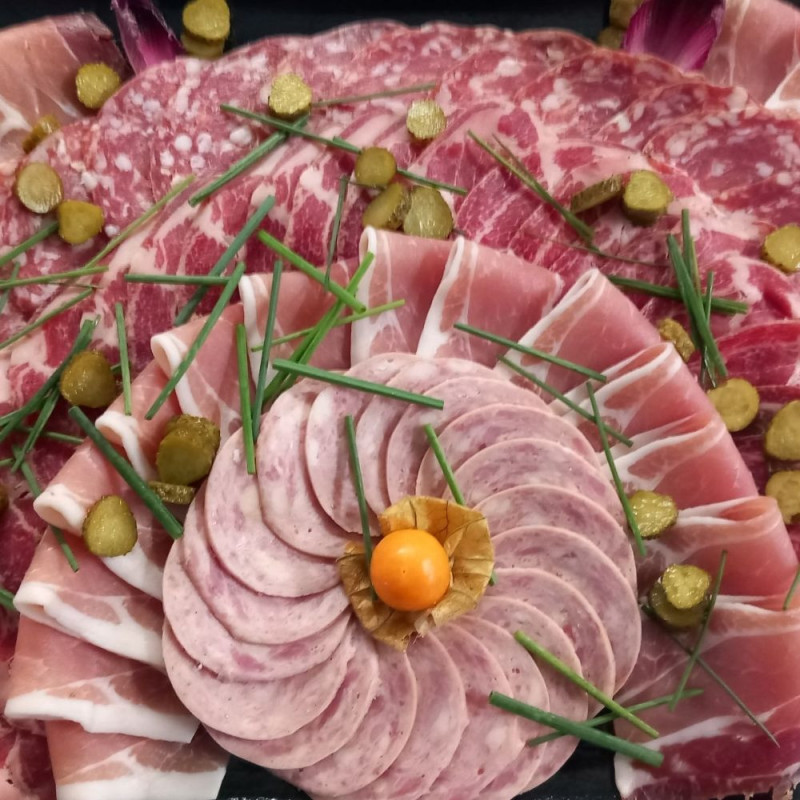 Maison Carli Traiteur - Plateau de Chiffonnade de Charcuterie