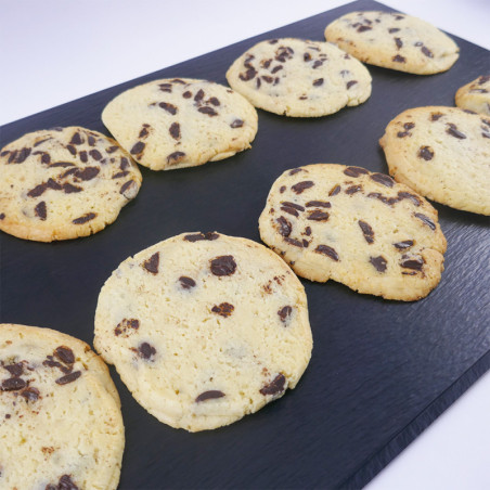 Boîte de 10 Cookies aux Pépites de Chocolat noir - Traiteur Nantes