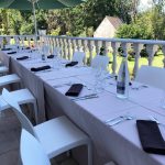 La terrasse du salon d'or
