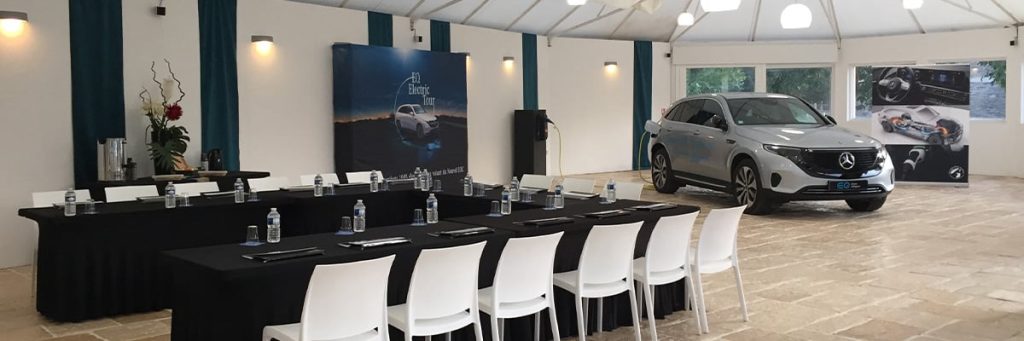 Montage mobilier pour congrès