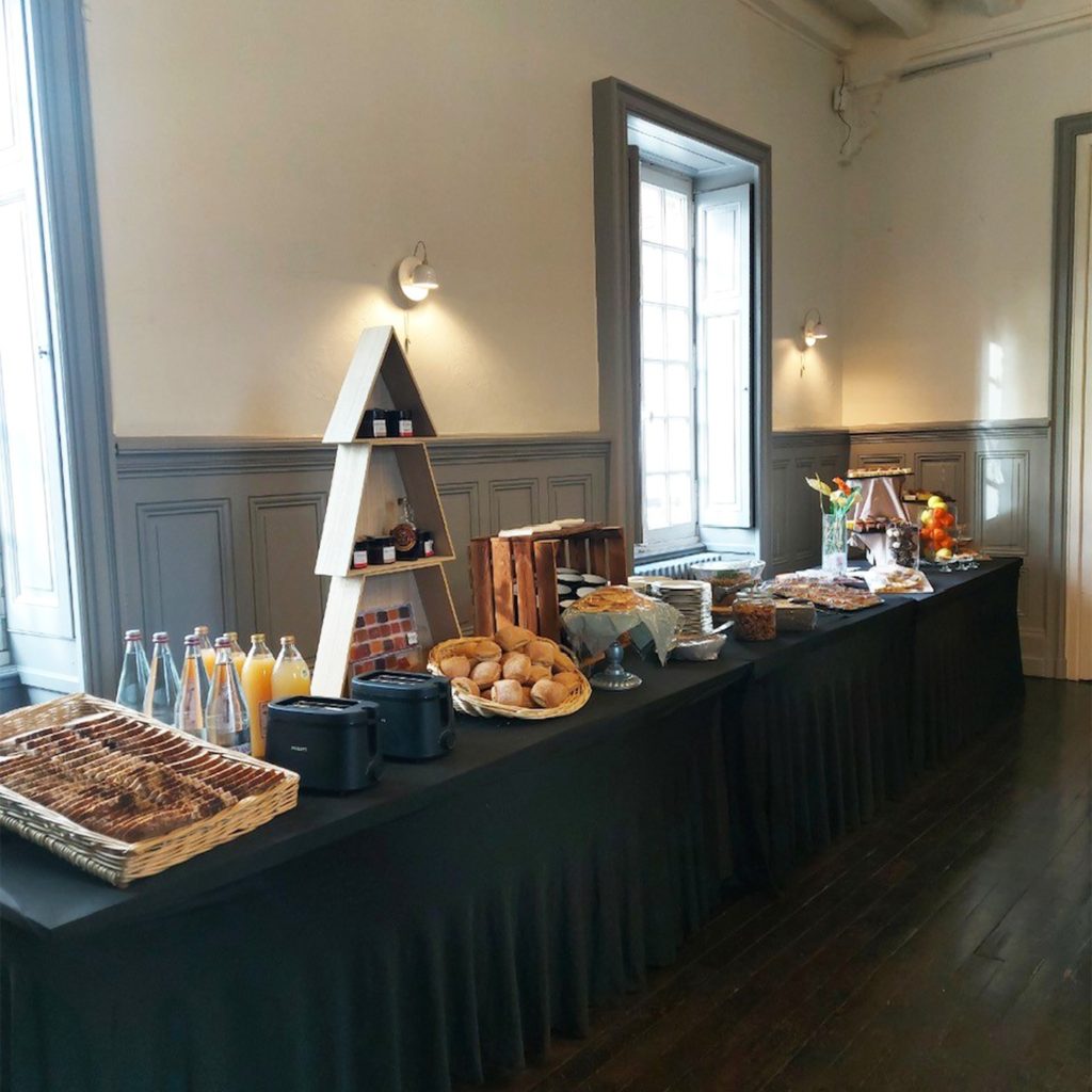 le buffet du brunch au petit plessis